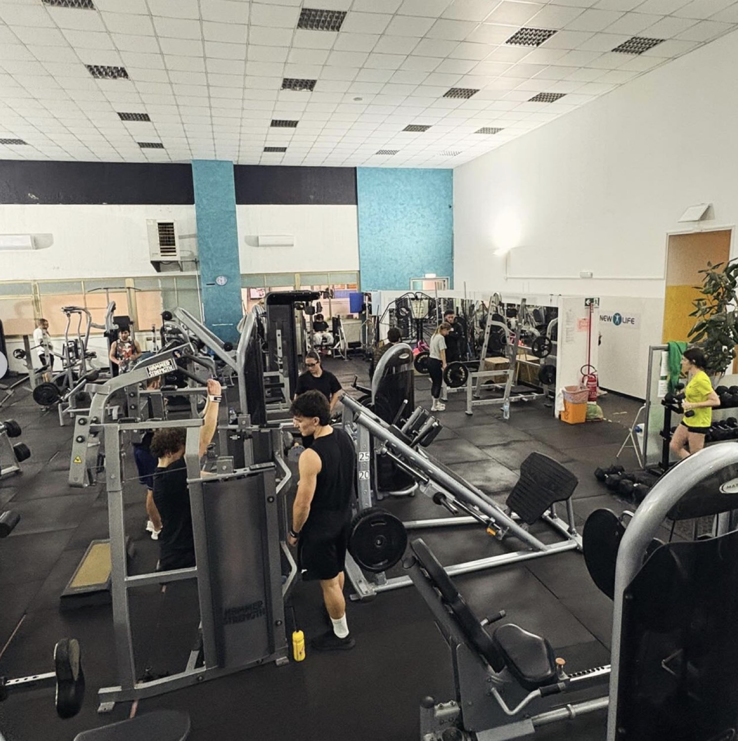 Sala attrezzi della palestra New Life